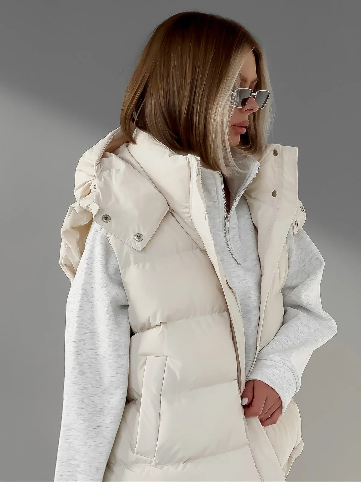 Lightweight Quilted Puffer Down Coat sold by COMMENSE product image thumbnail 4