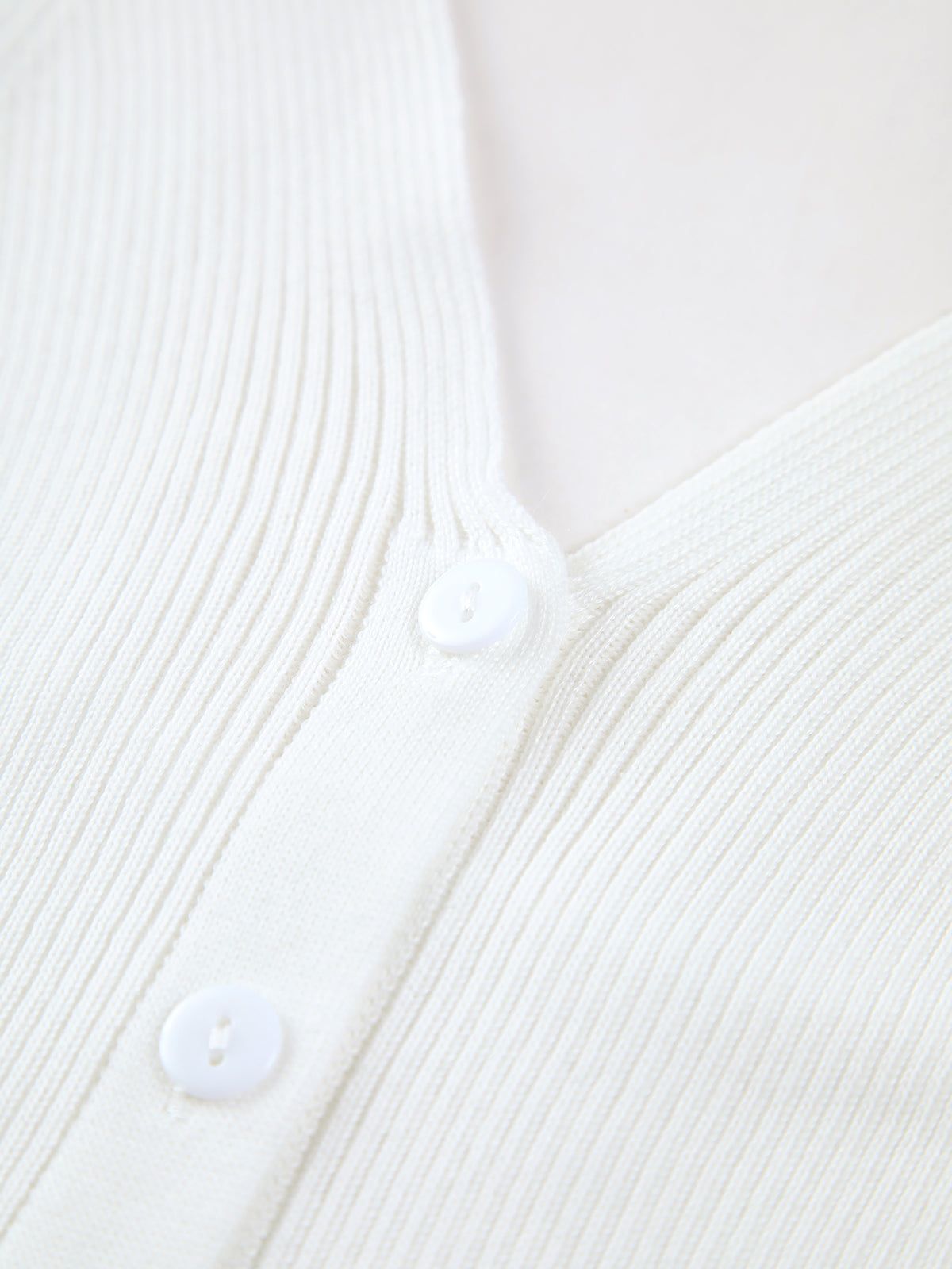 Button Rib Knit Long Dress sold by COMMENSE product image thumbnail 4