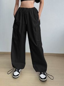 Street Cargo Parachute Pants sold by COMMENSE