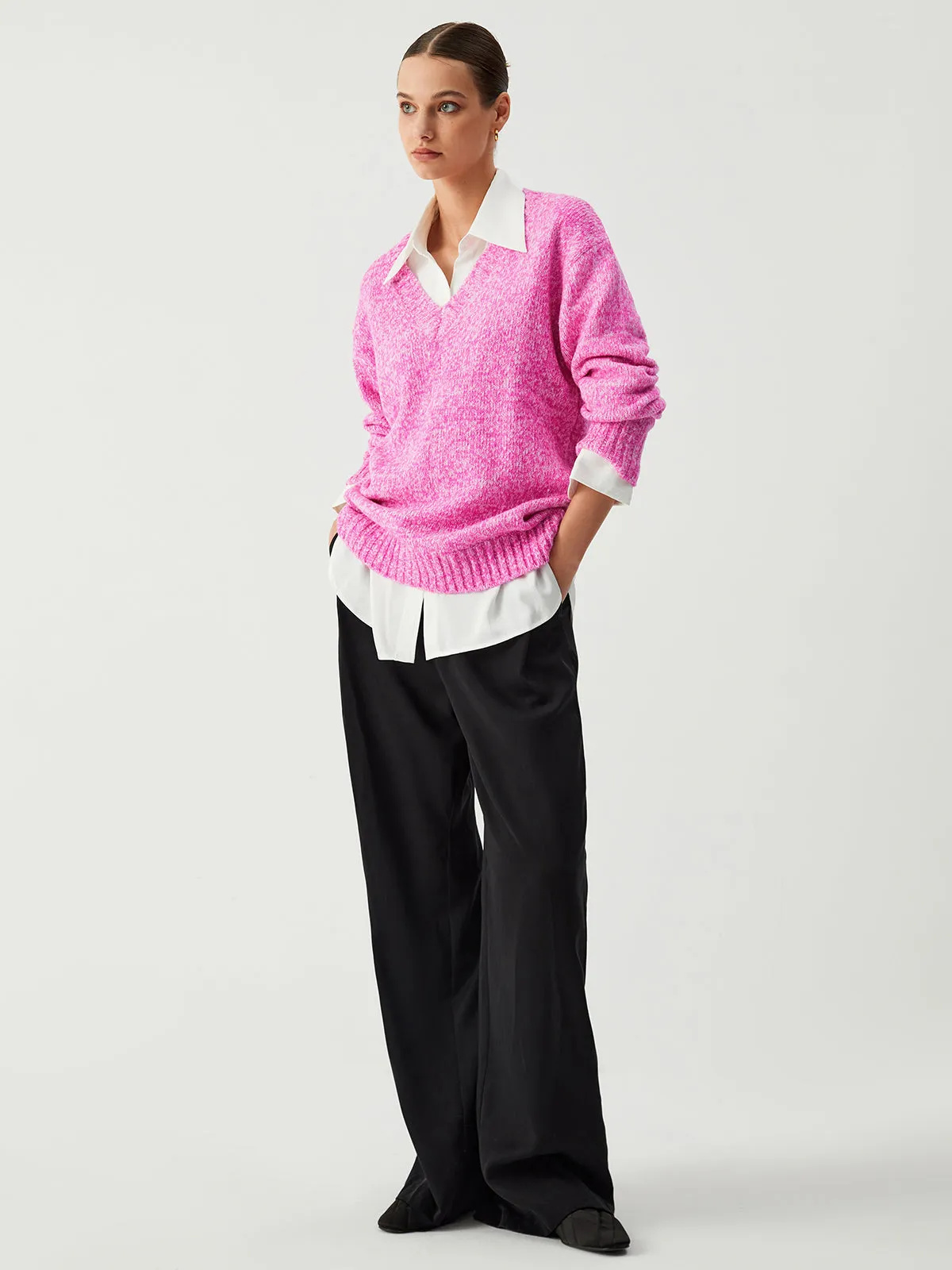 Fell In Love Oversized Sweater sold by COMMENSE product image thumbnail 4