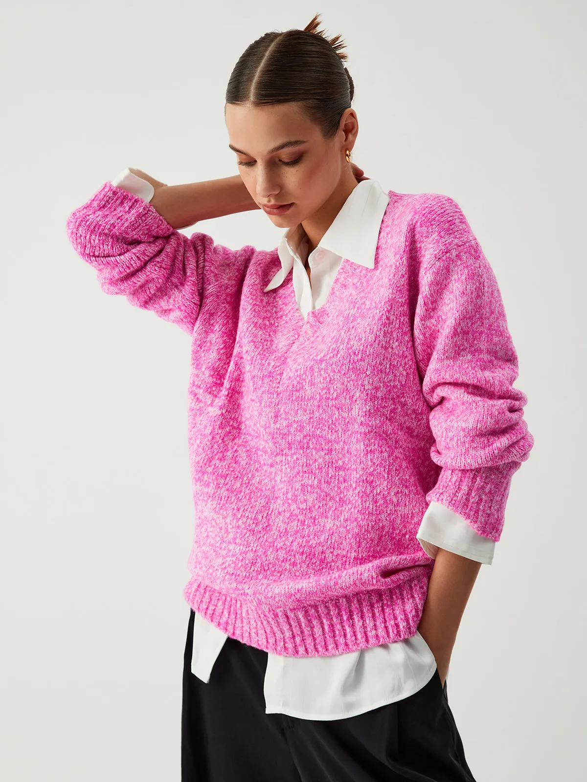 Fell In Love Oversized Sweater sold by COMMENSE product image thumbnail 2