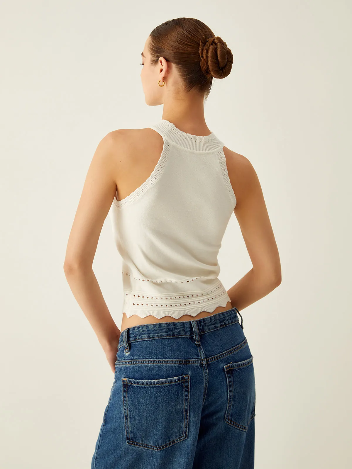 Plain Leisure Sweater Vest sold by COMMENSE product image thumbnail 5