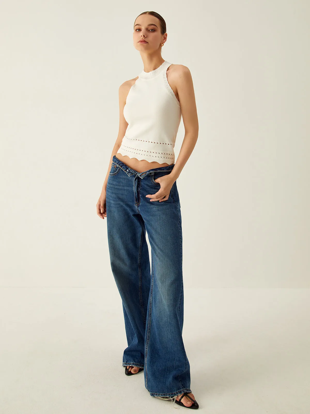 Plain Leisure Sweater Vest sold by COMMENSE product image thumbnail 2