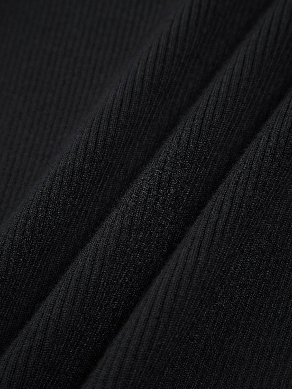 Solid Long Sleeve Ribbed Shirt sold by COMMENSE product image thumbnail 4