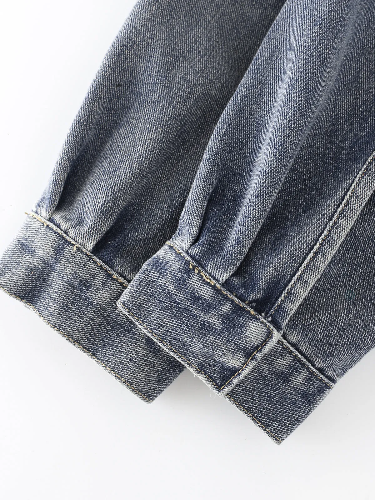 Vintage Wash Denim Jacket sold by COMMENSE product image thumbnail 2