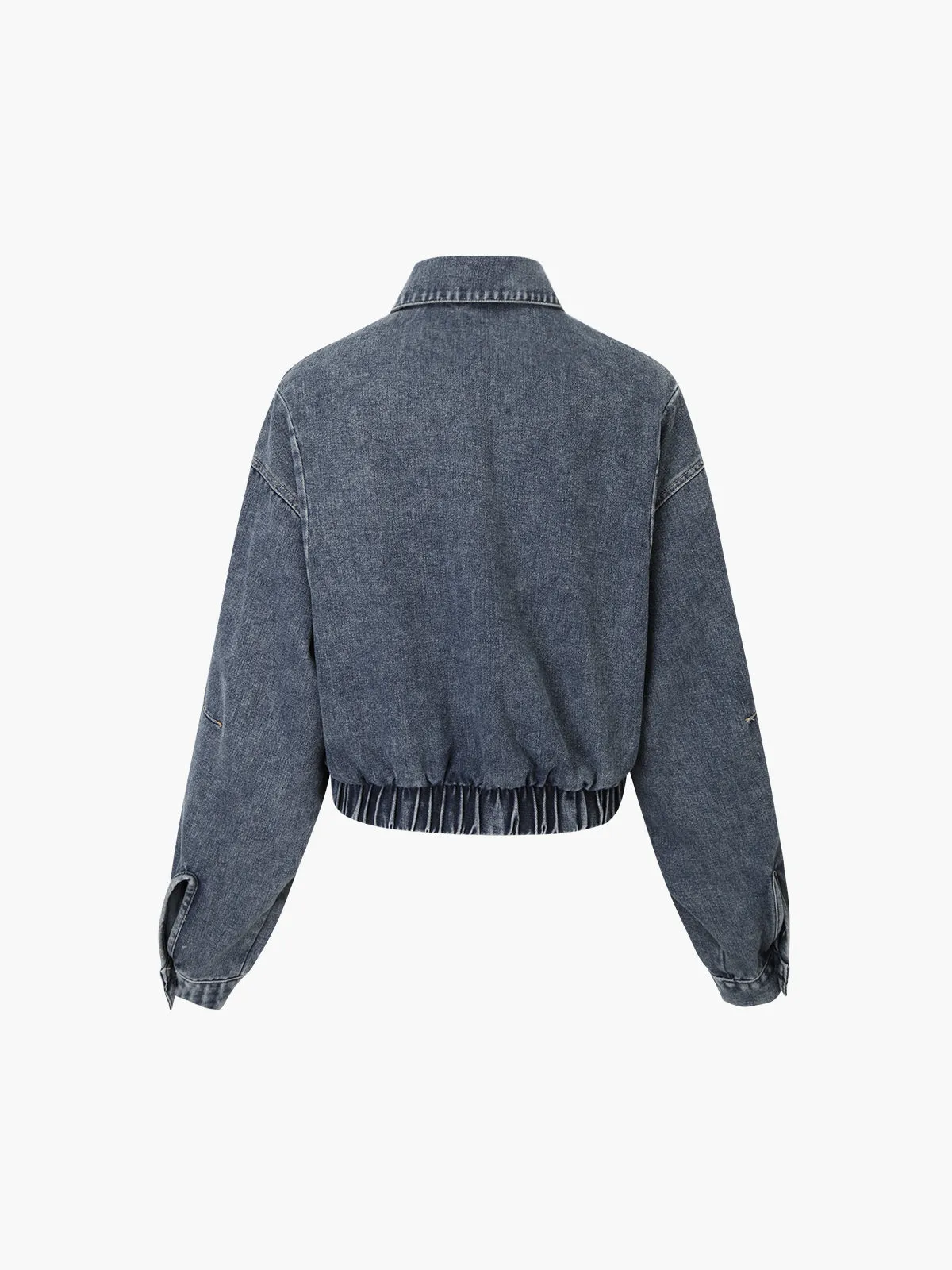 Vintage Wash Denim Jacket sold by COMMENSE product image thumbnail 3