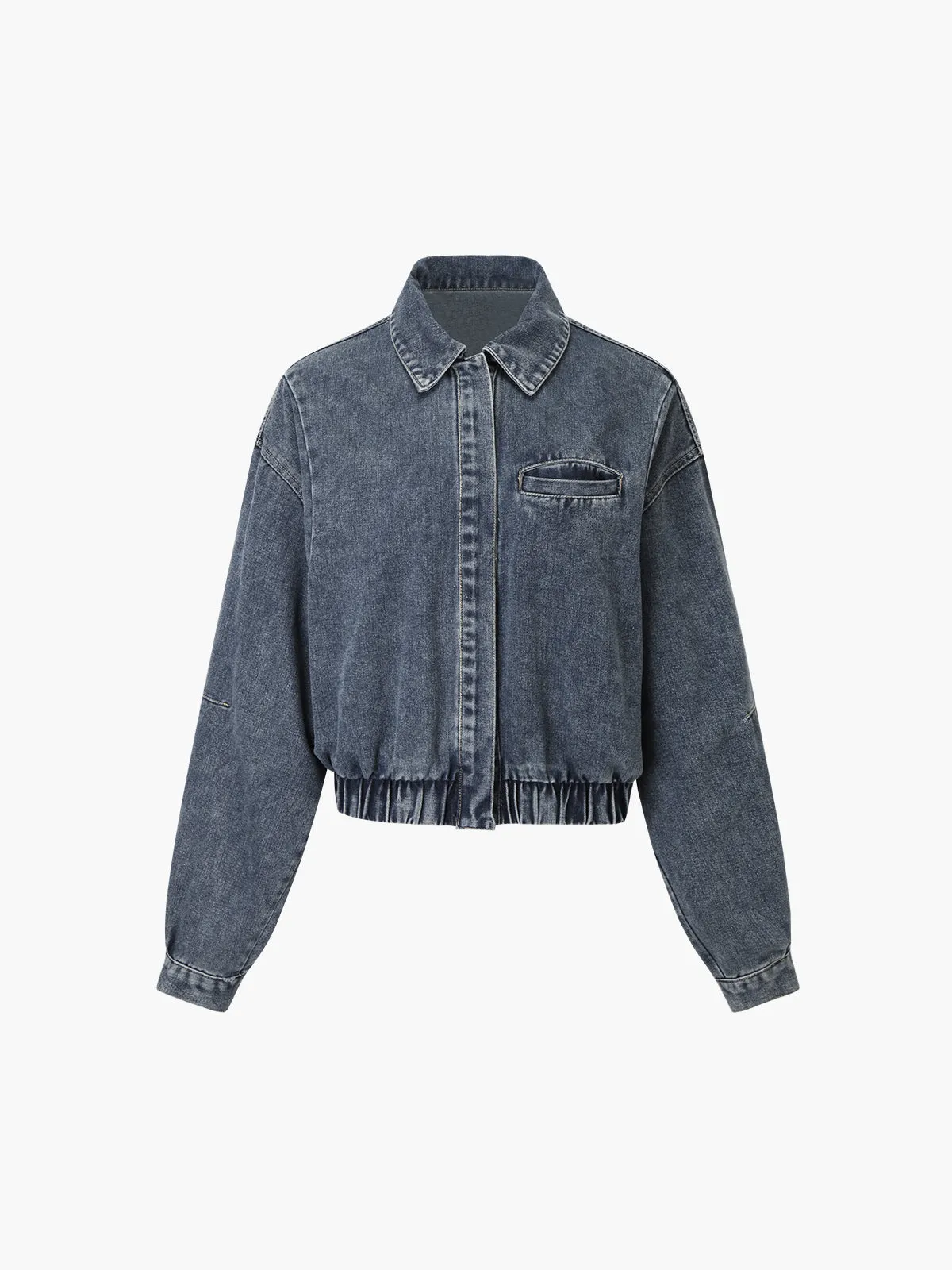 Vintage Wash Denim Jacket sold by COMMENSE