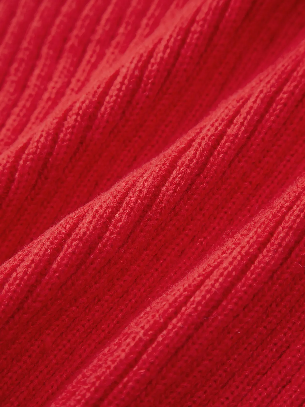 Mistletoe Rib Mock Neck Sweater sold by COMMENSE product image thumbnail 4