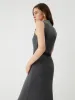 Leisure Mock Neck Long Sweater Dress sold by COMMENSE