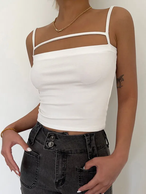Hailey Crop Tank Top sold by COMMENSE