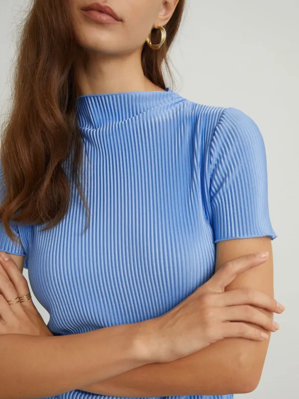 Aegean Plisse Two Piece Pants Set made by COMMENSE