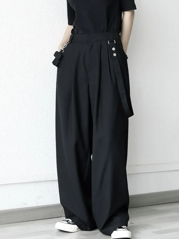 Bag Decor Belted Wide Leg Pants sold by COMMENSE