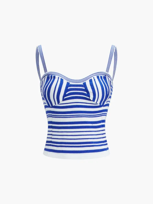 Seawave Stripe Cami Top sold by COMMENSE