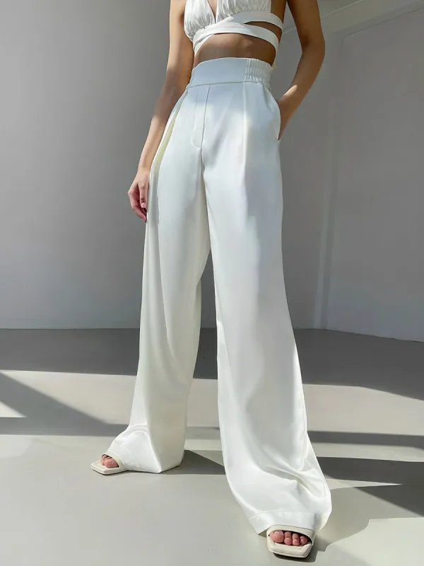 Effortless Oversized Wide Leg Pants sold by COMMENSE