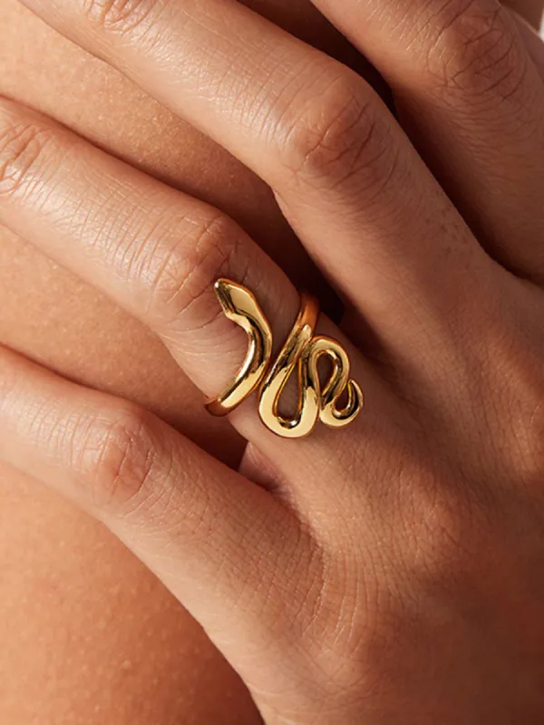 Snake Shape Ring sold by COMMENSE