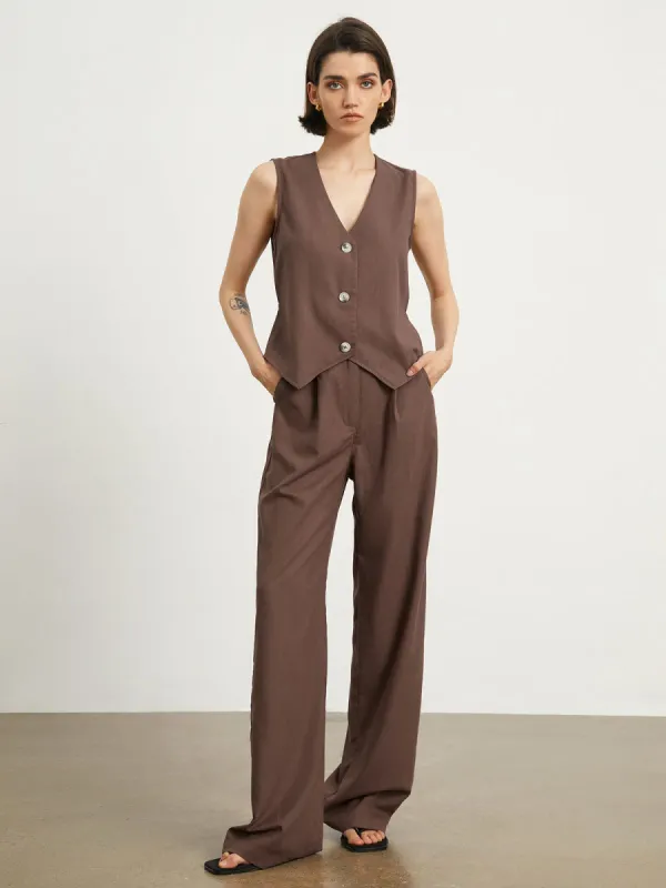 Cotton Cloud Linen Pants Set sold by COMMENSE