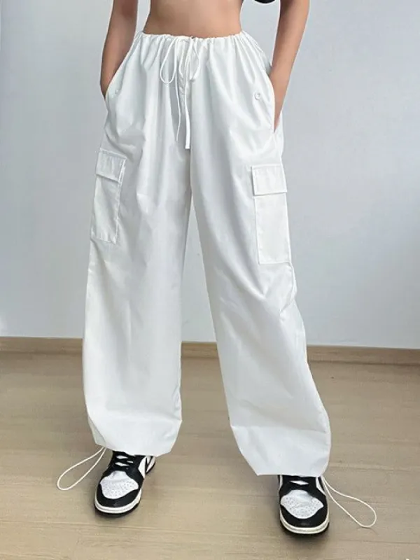 Street Cargo Parachute Pants sold by COMMENSE