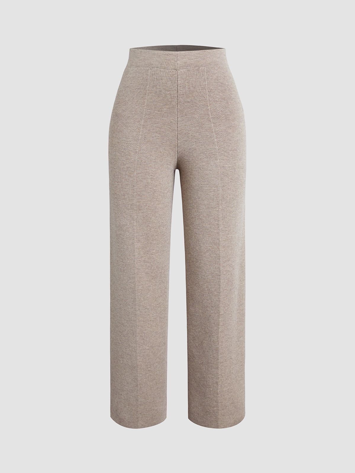 Leisurely Knit Straight Leg Pants sold by COMMENSE