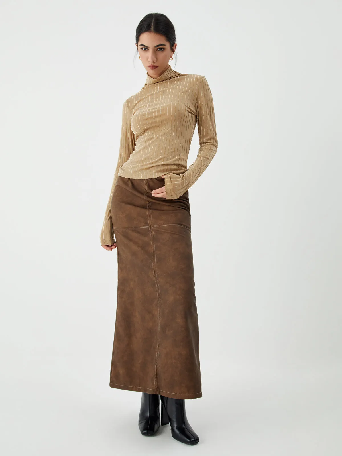 Striped Long Sleeve Shirt sold by COMMENSE product image thumbnail 2