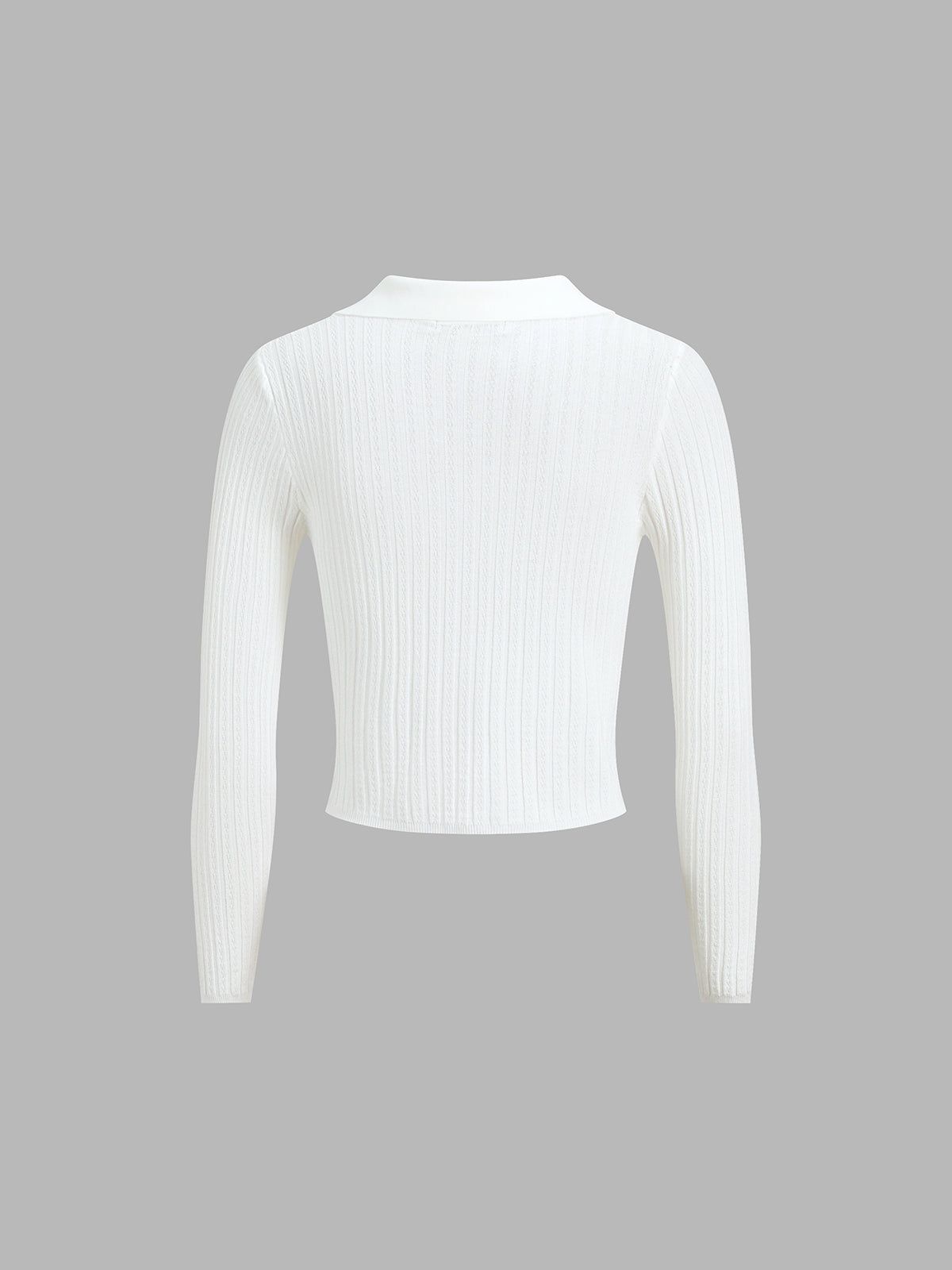 Lightweight Polo Knit Top sold by COMMENSE product image thumbnail 2