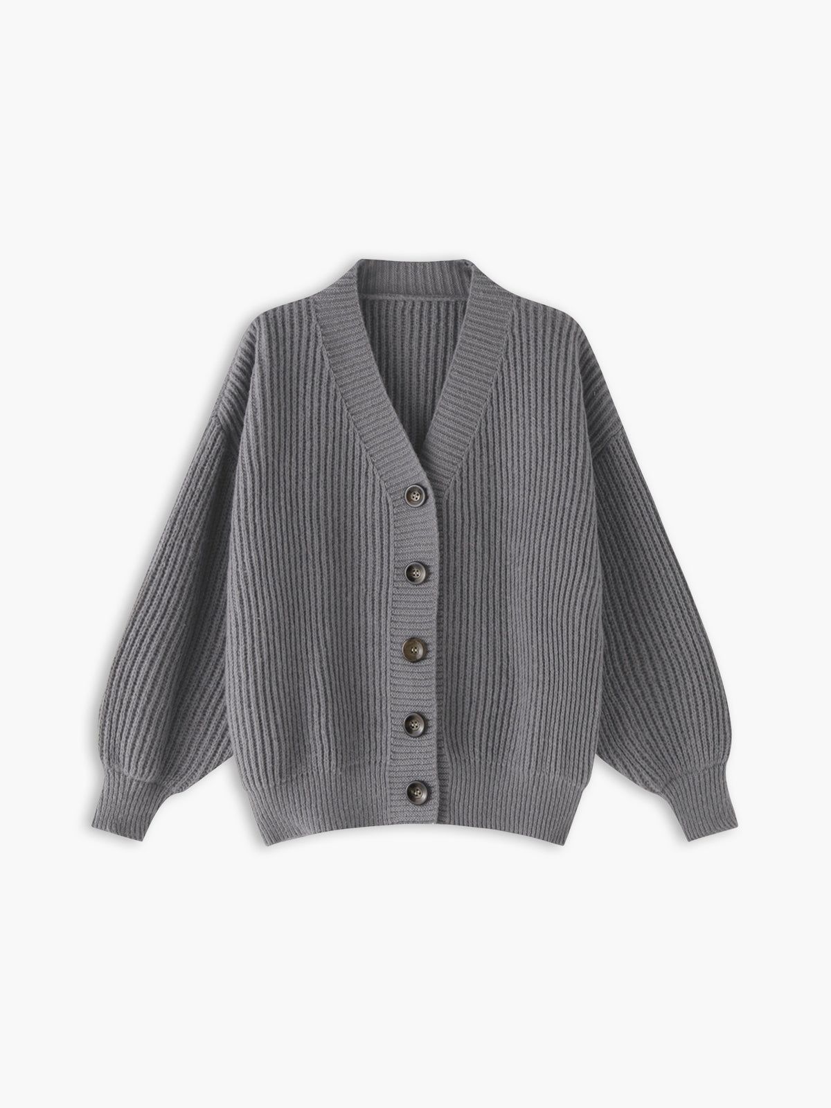 Full Of Charm Rib Cardigan sold by COMMENSE