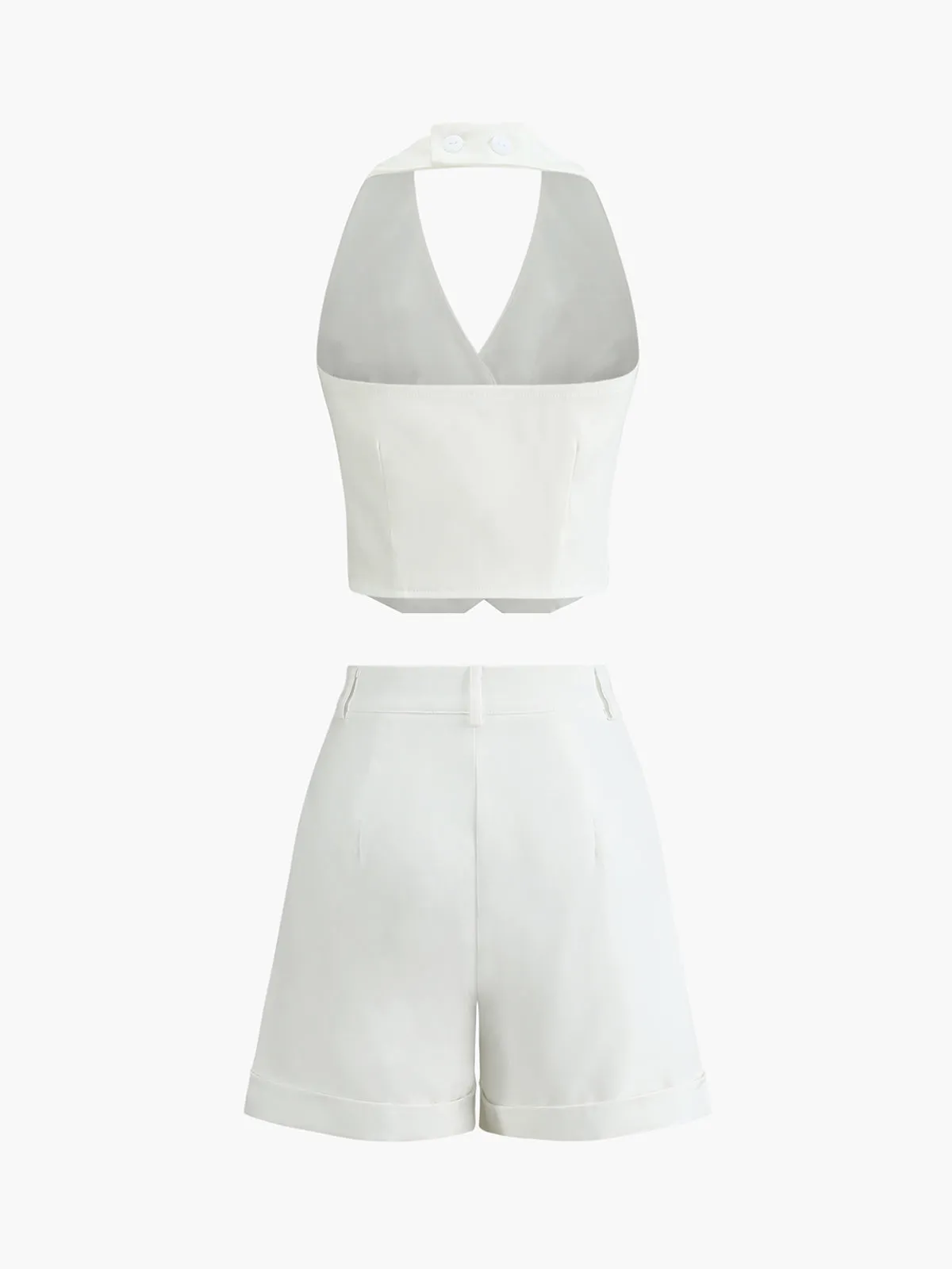 Tailored Suit Shorts Set sold by COMMENSE product image thumbnail 3