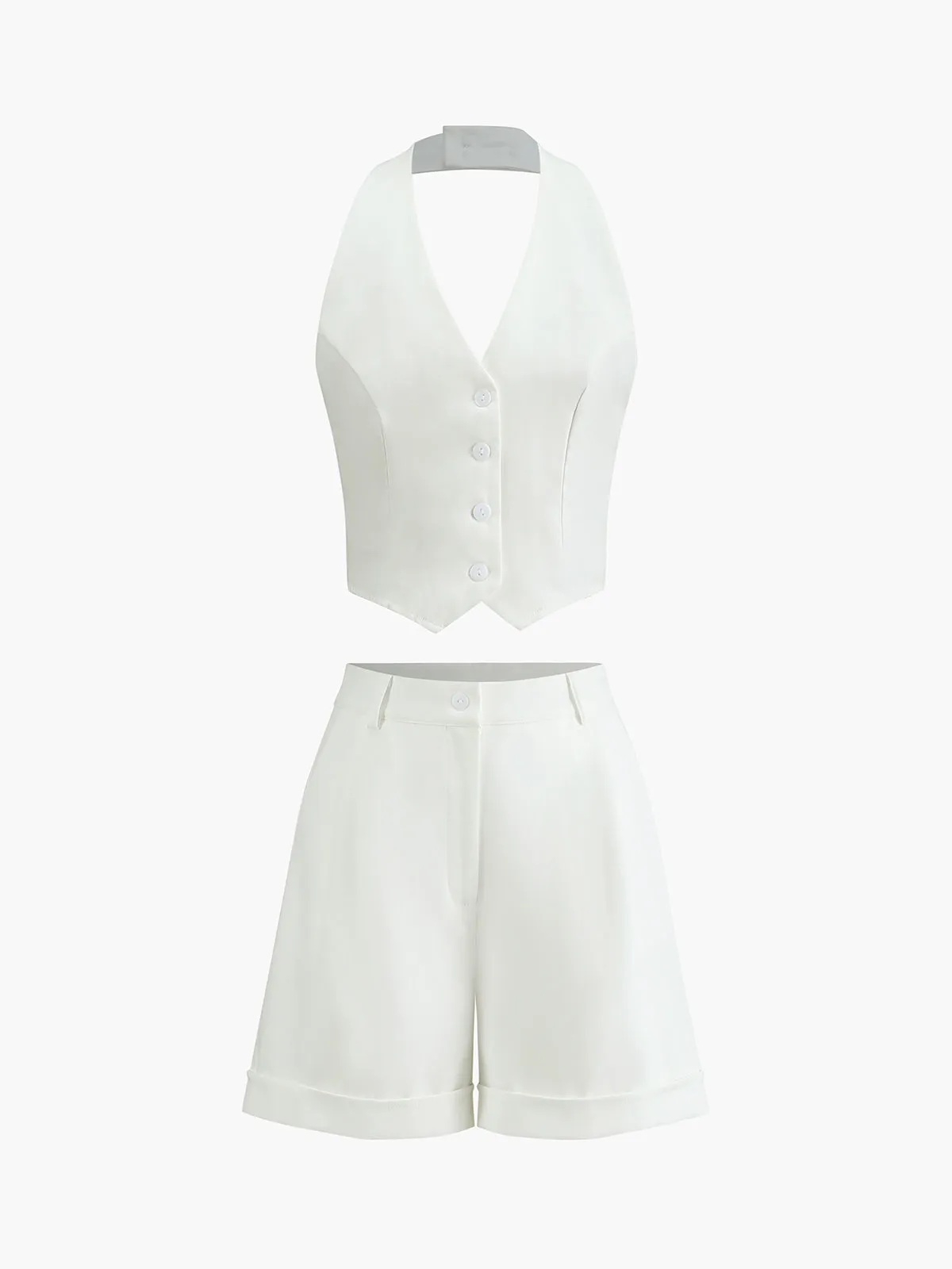 Tailored Suit Shorts Set sold by COMMENSE product image thumbnail 2