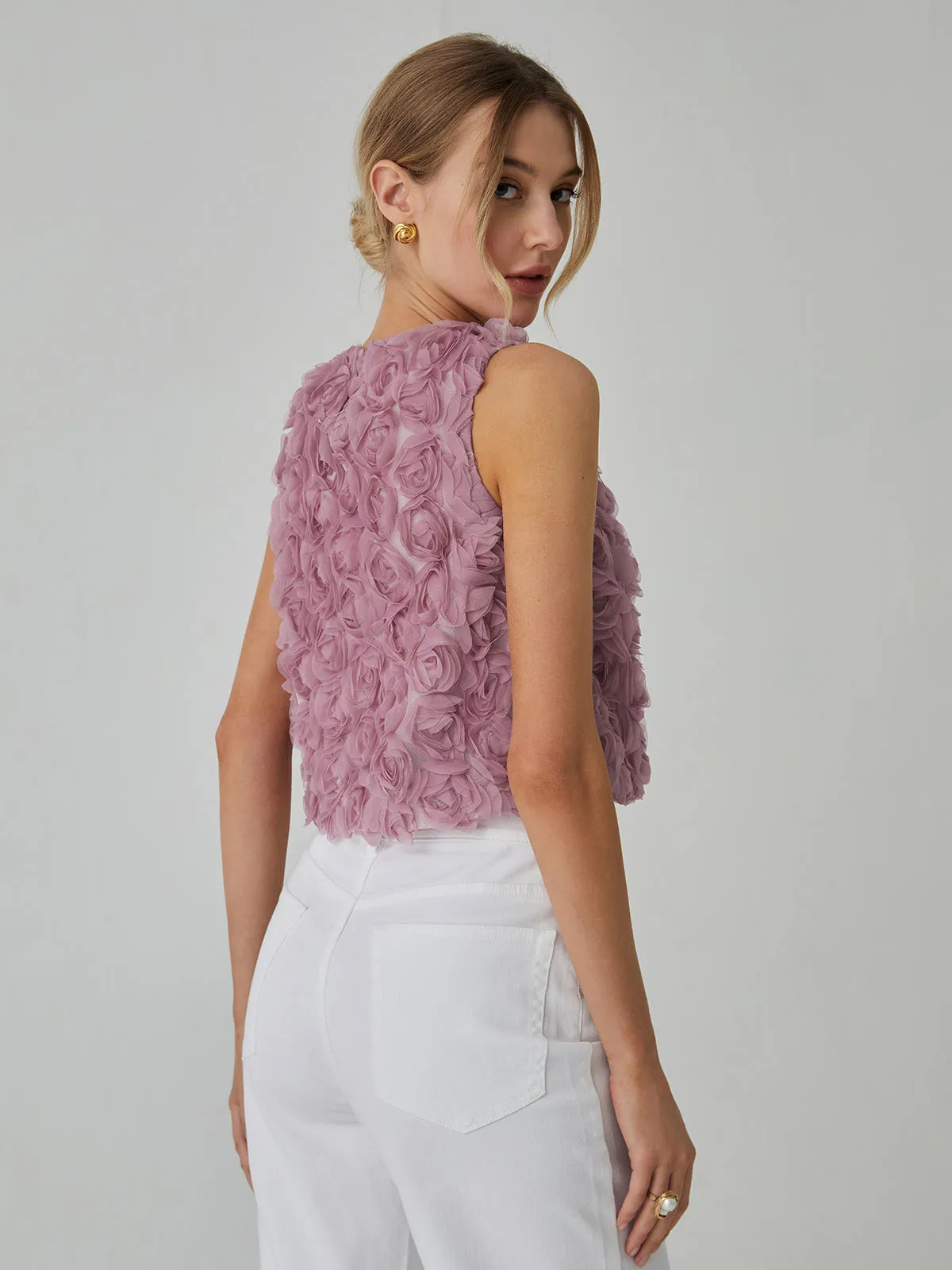 Romantic Multi Floral Blouse sold by COMMENSE product image thumbnail 4