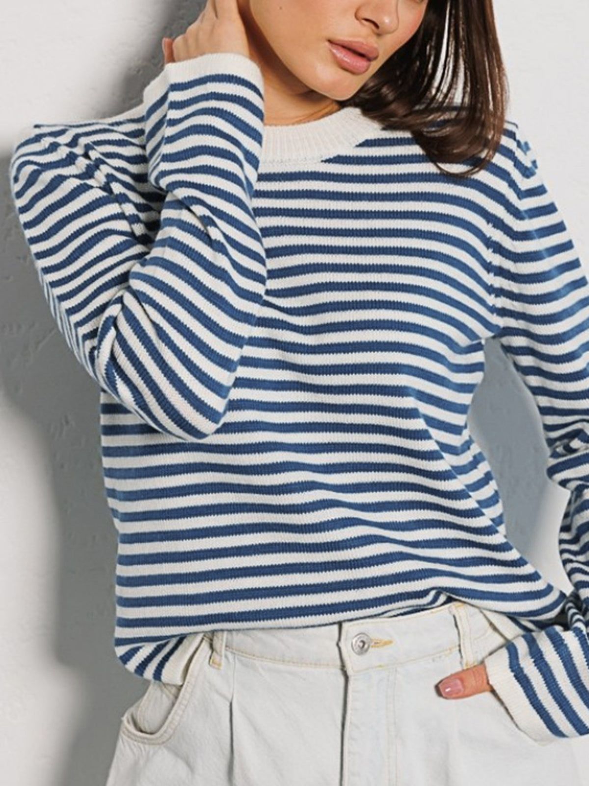East Coast Soul Stripe Sweater sold by COMMENSE