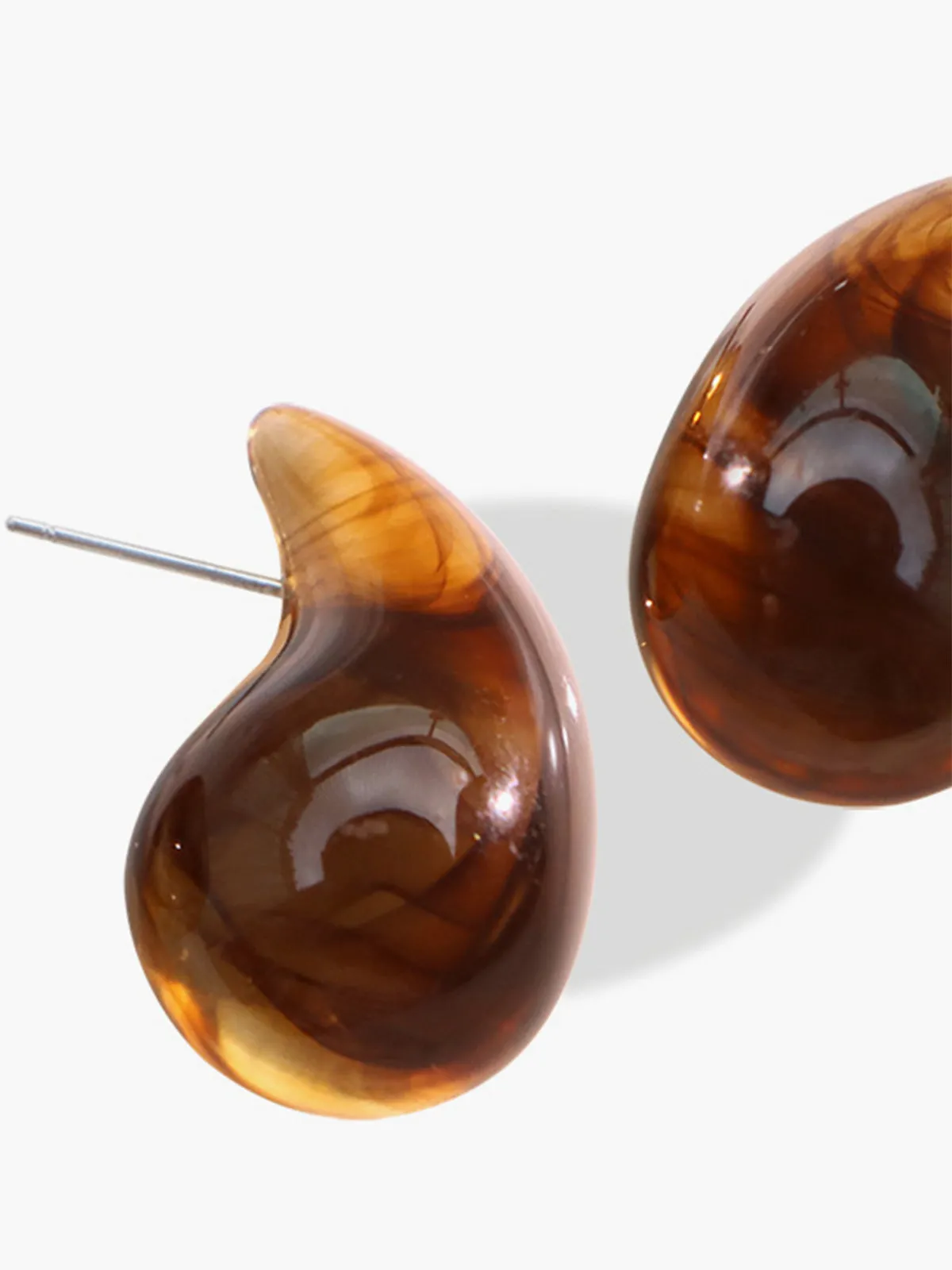 Retro Comma Drop Earrings sold by COMMENSE product image thumbnail 3