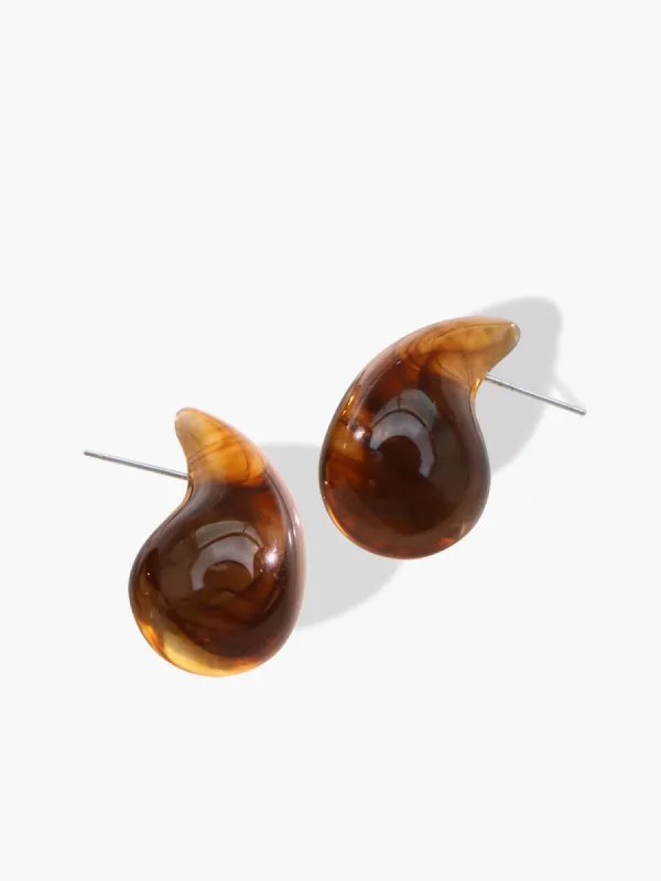 Retro Comma Drop Earrings sold by COMMENSE