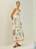 Adjustable Strap Print Dress sold by COMMENSE