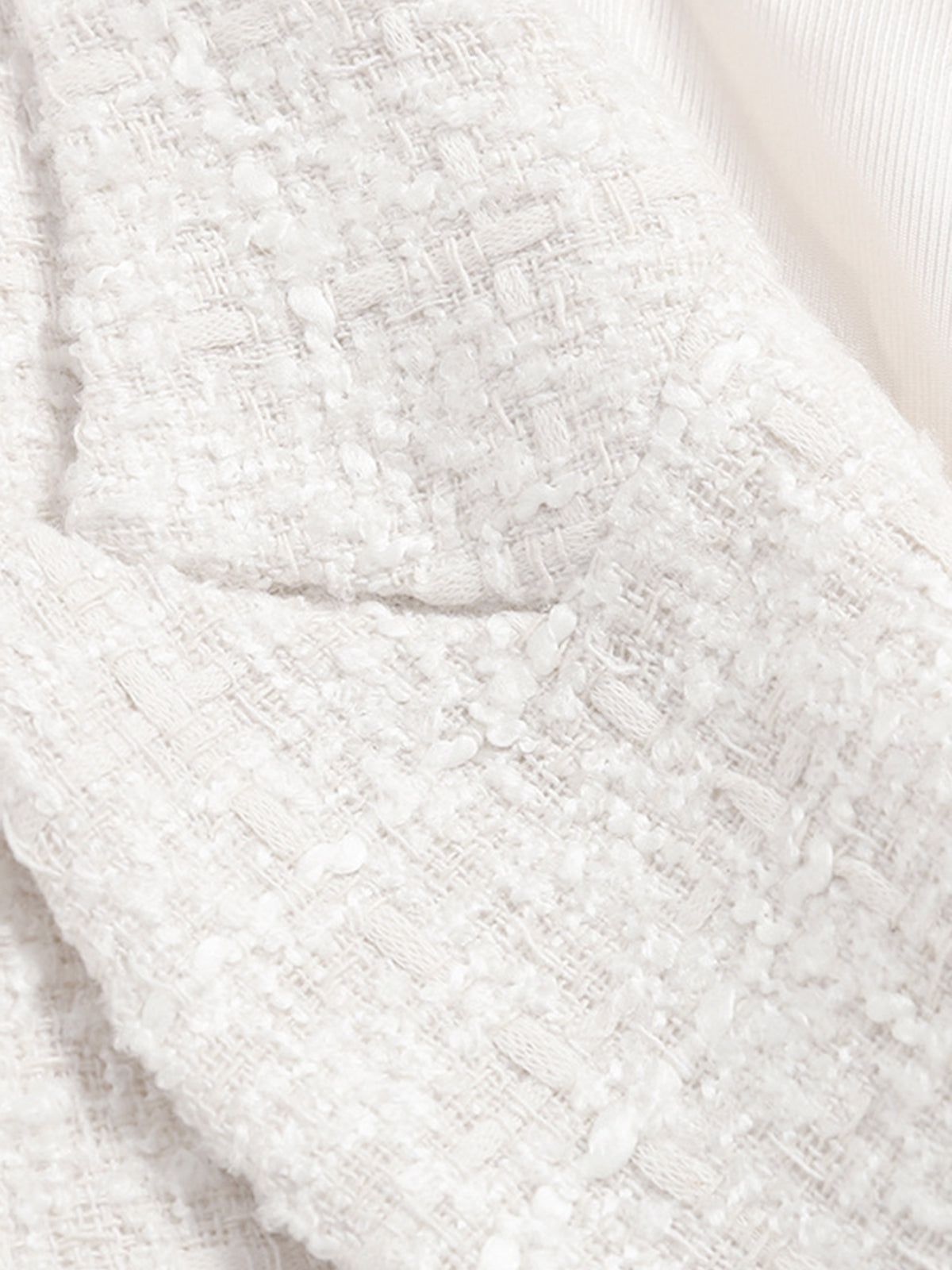 Old Money Aesthetics Tweed Blazer sold by COMMENSE product image thumbnail 3