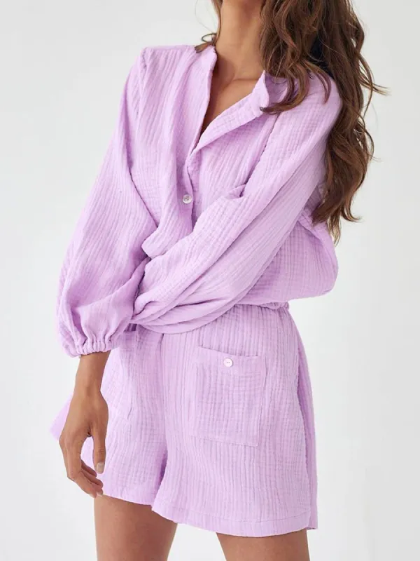 Cotton Melody Plisse Jumpsuit sold by COMMENSE