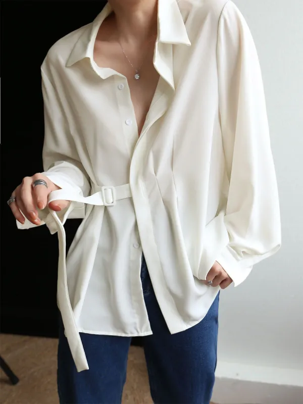 Oversized Tied Shirt sold by COMMENSE