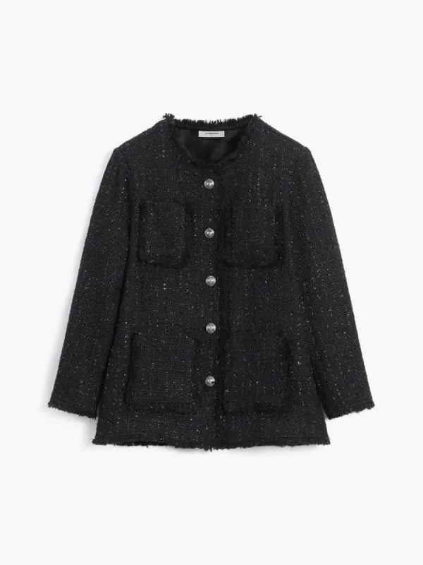 Trim Tweed Blazers sold by COMMENSE