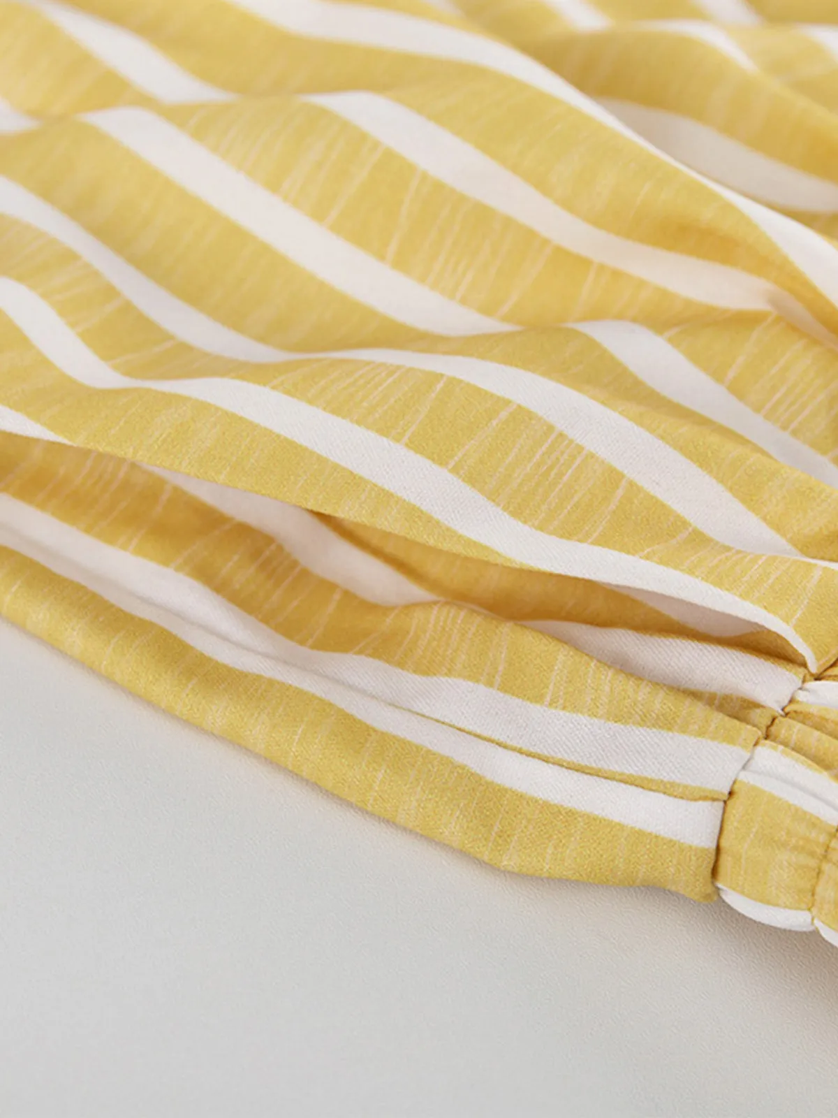 Oversized Knotted Striped Pants Set sold by COMMENSE product image thumbnail 3