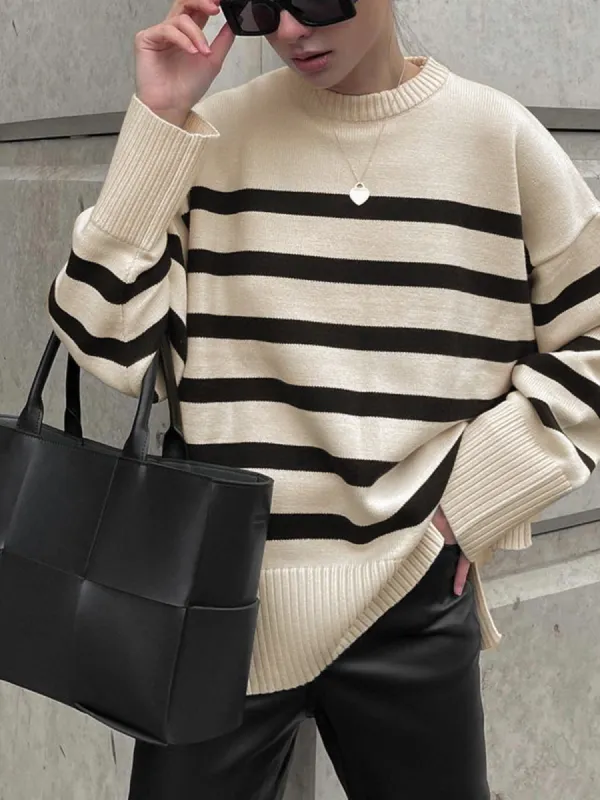 Parisian Stripe Sweater sold by COMMENSE