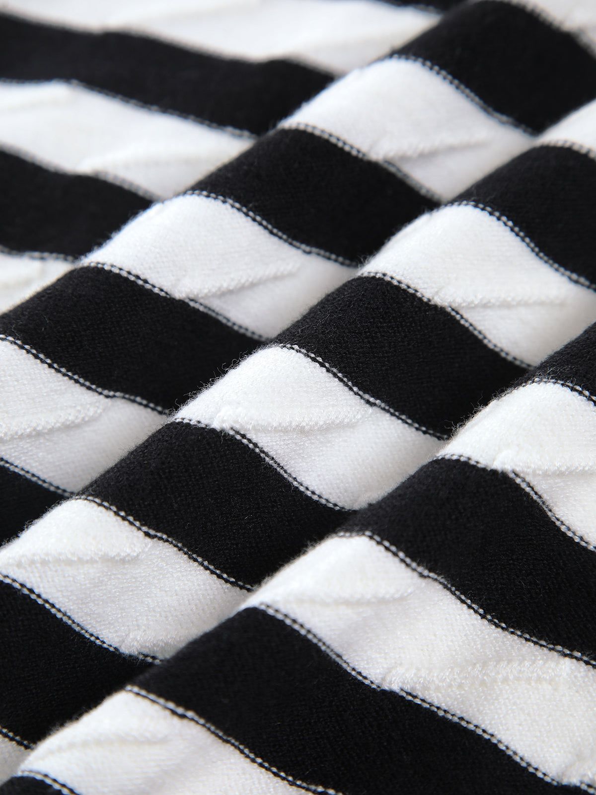 Textured Stripe Cardigan sold by COMMENSE product image thumbnail 4