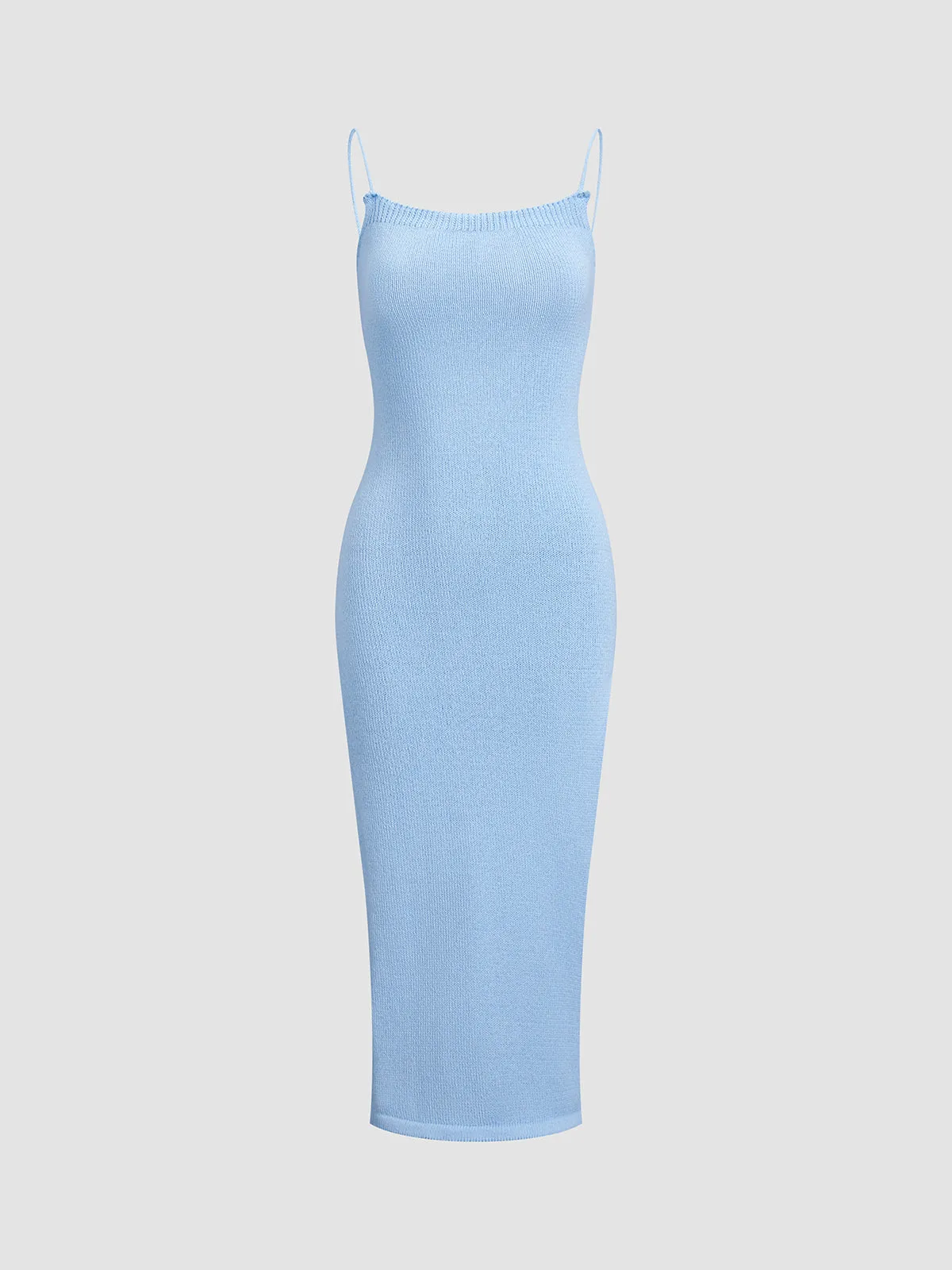 Cloudless Sky Tie Back Midi Sweater Dress sold by COMMENSE