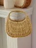 Vintage Wicker Basket Bag sold by COMMENSE