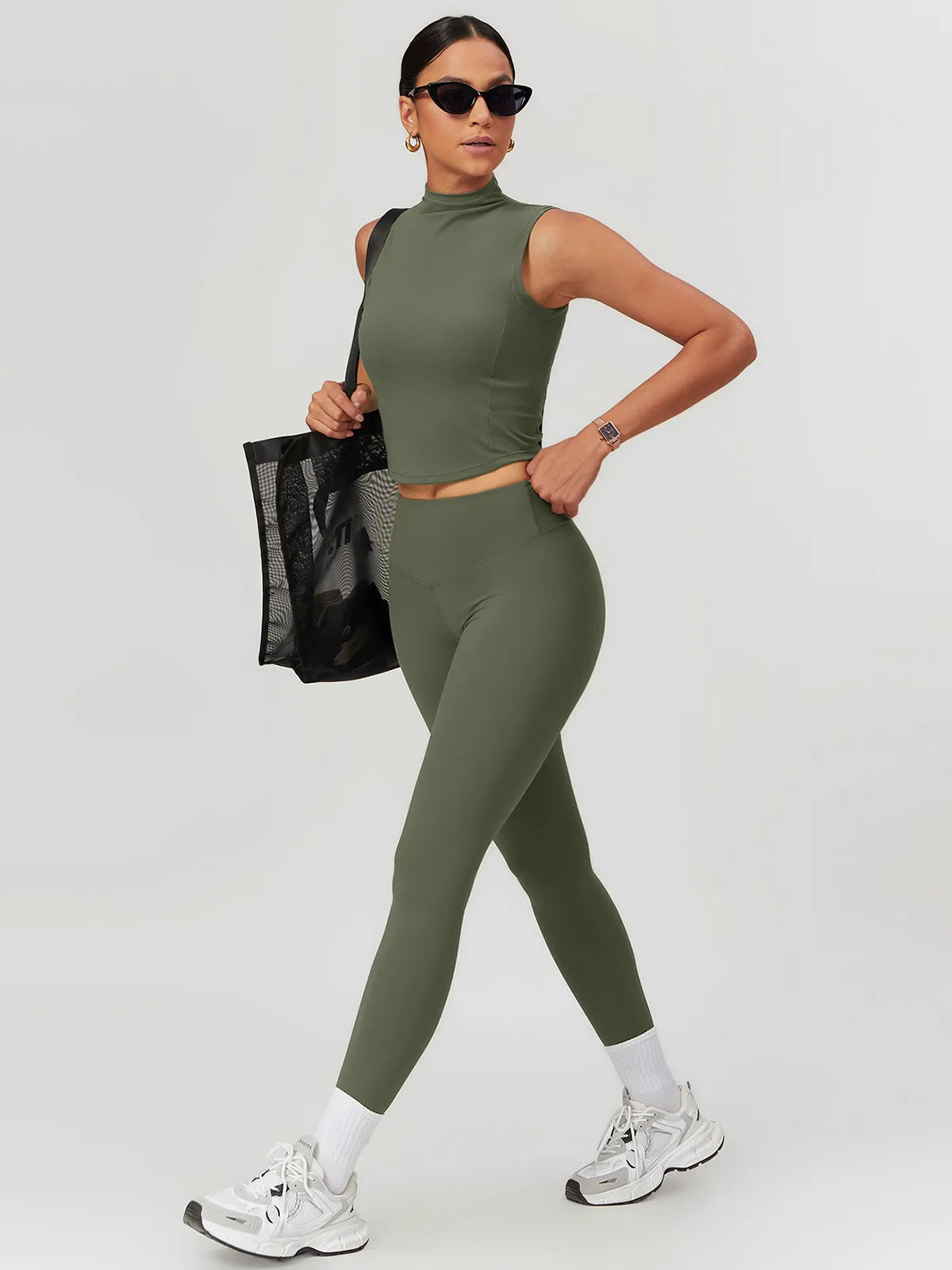 High-Waist Butt-Lifting Leggings sold by COMMENSE product image thumbnail 5