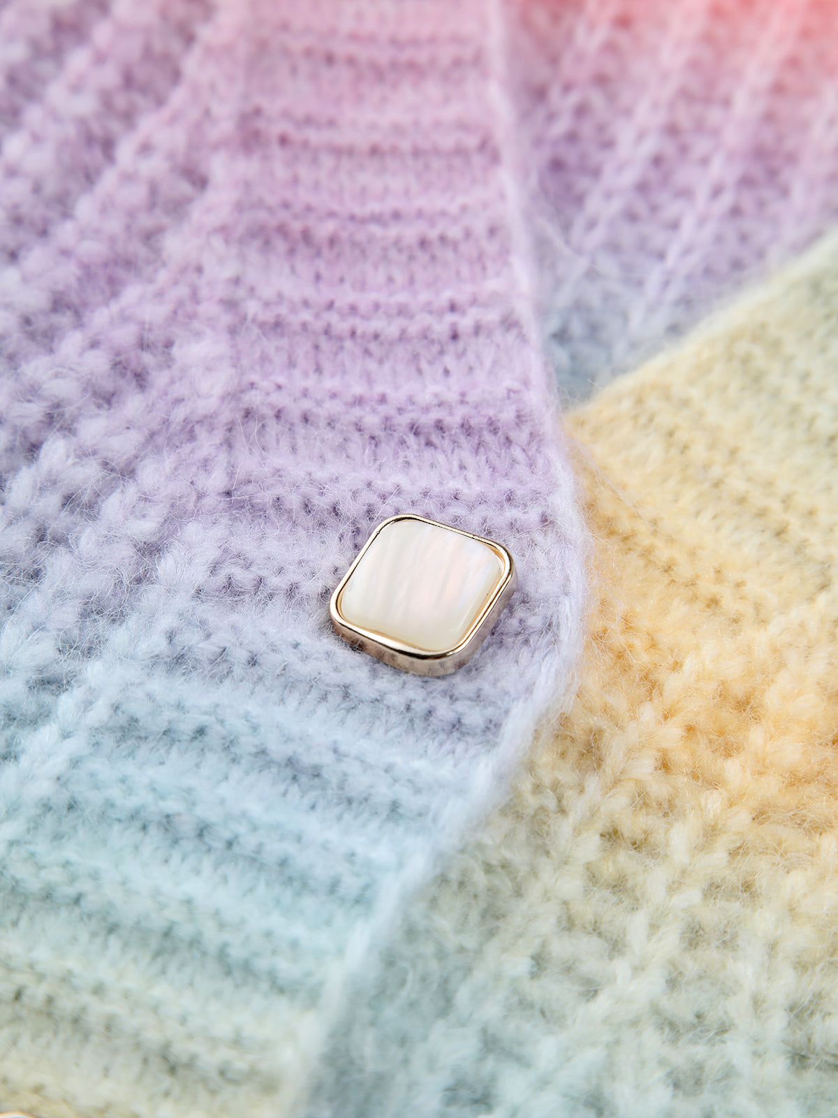 Ombre Rainbow Cardigan sold by COMMENSE product image thumbnail 3