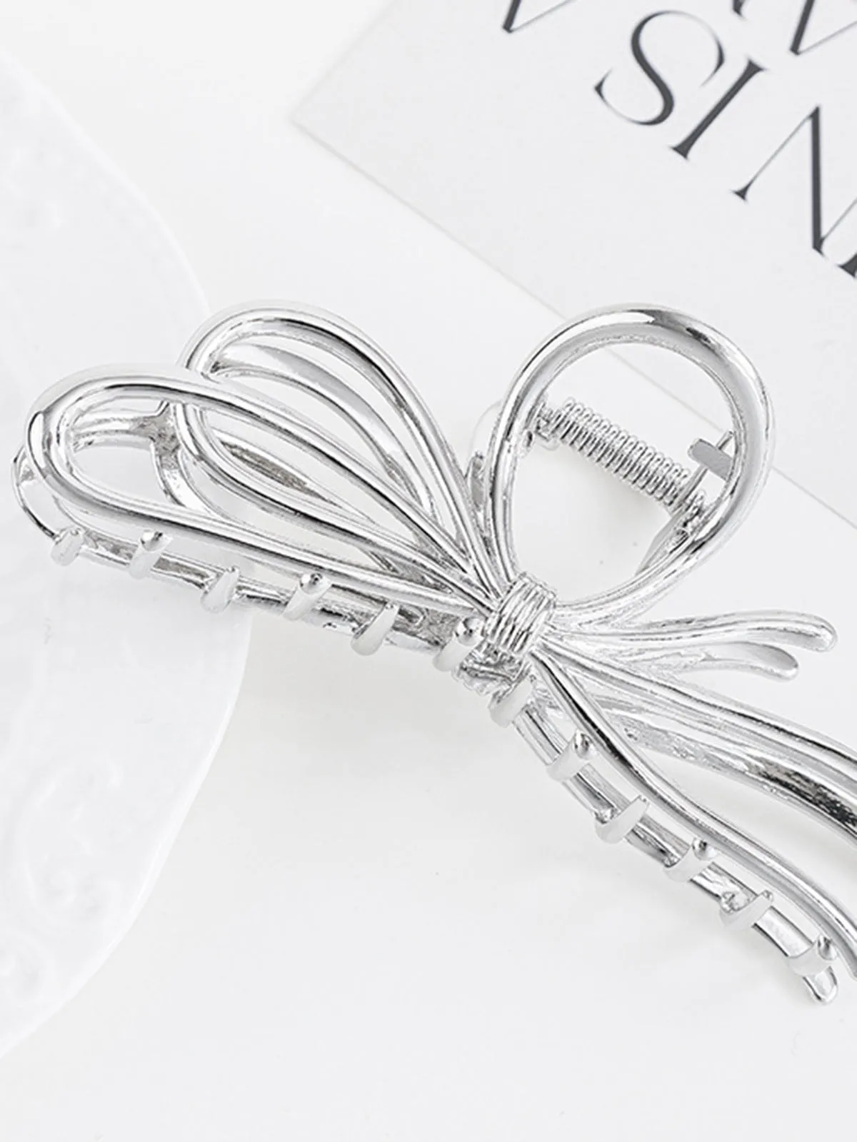 Bow Detail Hair Claw sold by COMMENSE product image thumbnail 4