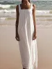 Striped Cami Long Dress sold by COMMENSE