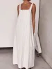 Striped Cami Long Dress sold by COMMENSE