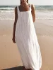 Striped Cami Long Dress sold by COMMENSE