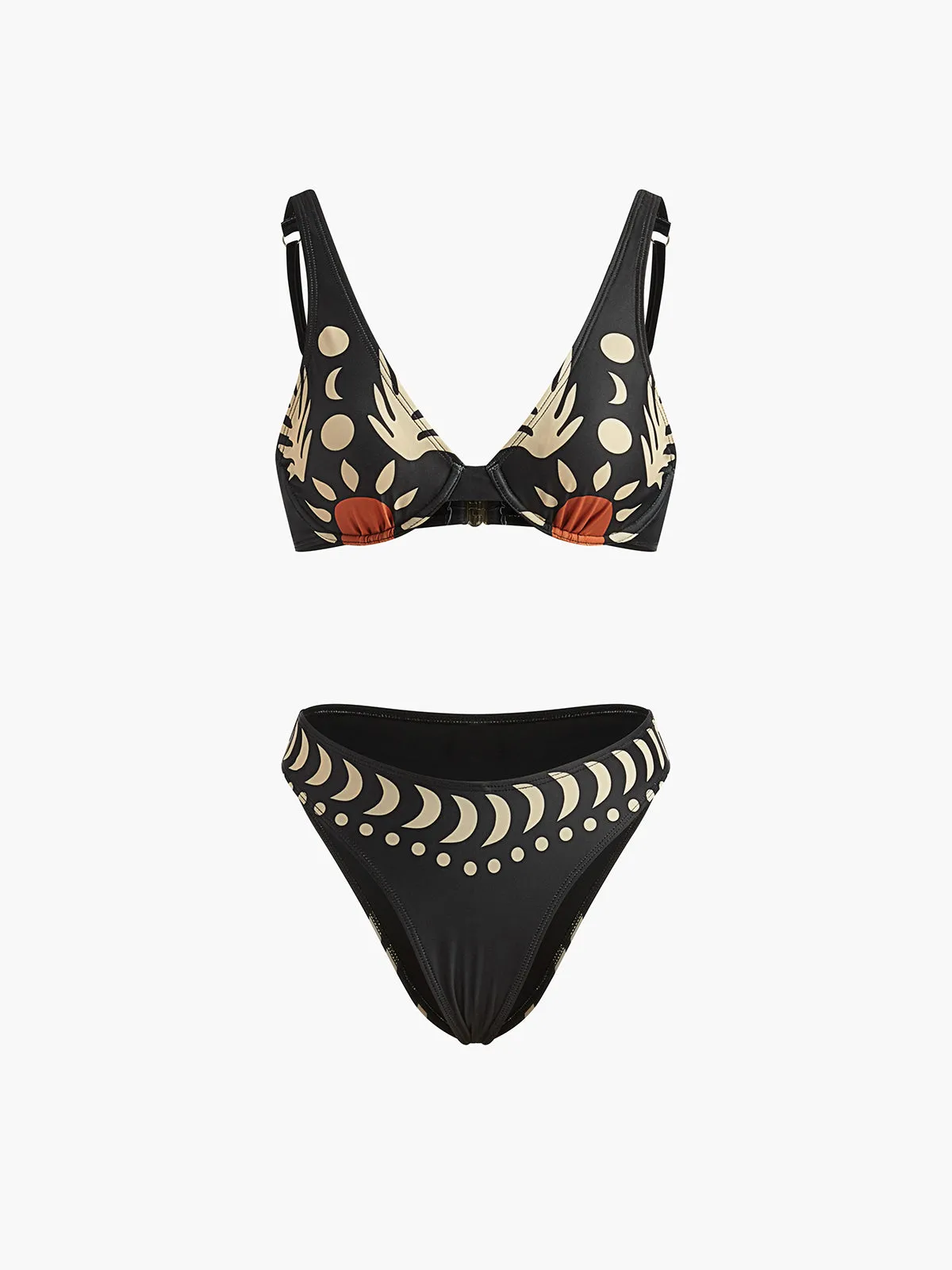 Print Removable Pads Bikini Set sold by COMMENSE