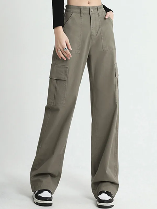 Cargo Baggy Wide Leg Pants sold by COMMENSE