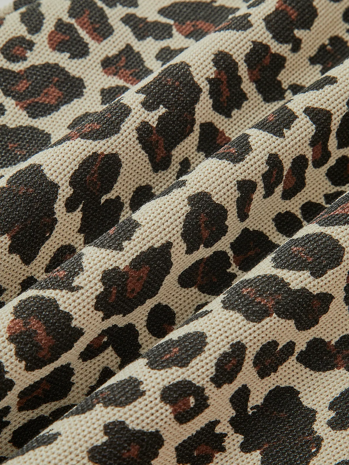 Leopard Printed Tank Sweater Dress sold by COMMENSE product image thumbnail 3